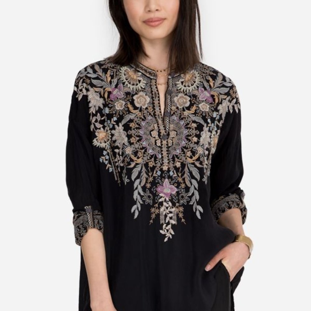JOHNNY WAS NWT MANDIYA BLOUSE FALL SEASON